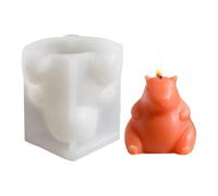 Animal Silicone Molds, 3d Capybara Forms, Epoxy Resin Shaper, Multi Purpose Crafting Aid for Personal Soap Wax Chocolate Cement Clay Making and Creative Art Projects, Small, Large