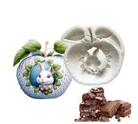 Animal Silicone Molds, Bunny Shape Heat-Resistant Reusable Silicone Gadget, Kids Baking Molds for Bakers, Beginners, Resin, Cement, Plaster, Baking, Soap, Candle Making, Home, Kitchen, DIY Crafts