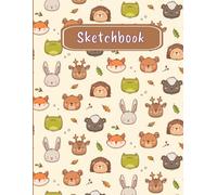 Animal Sketchbook: Drawing Pad, White Paper Pages for Sketching, Doodling, Painting and Art, for Kids, Teens and Adults, Large Size 8.5” x 11”
