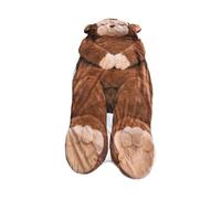 Animal Sleeping Bag, Adjustable Blanket, Large Size for Adult Comfort, Washable Detail Feature, Household Utility Category Accessory, Monkey Dog Indoor Sleepovers Home Travel Camping Use