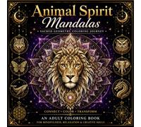 Animal Spirit Mandalas: A Relaxing Adult Coloring Book with 50 Intricate Animal Mandala Designs for Stress Relief, Mindfulness & Creativity (Mindful Mandala Fusion Series)