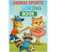 Animal sports coloring book
