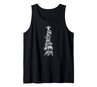 Animal Stack Tower Wildlife Nature Totem Design Gifts Camiseta sin Mangas