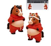 Animal Stickers Cartoon Horse Decals - Soft Belly Adhesive Stickers | Cute Animal Cartoon Sticker Set For Teens Girls, Journals Skateboards Laptops Reward Luggage Personalized Decoration Kit