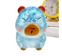 Animal Stress Toy - Cute Capybara Fidget Squeeze, Soft Glitter Sensory Hand Toy for Relaxation and Focus, Anti- Fun for Kids Teens Adults, Ideal for Classroom Travel Birthday Home Play