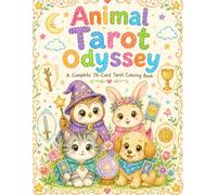 Animal Tarot Odyssey: A Complete 78-Card Tarot Coloring Book with Cute Animals, Magical Symbols, and Whimsical Fortune-Telling Designs for Relaxation (Tarot Coloring Collection)