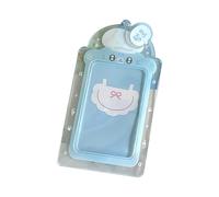 Animal Theme Card Case 3inch PVC Photocard Protector Sleeve with Chain Card Cover for Backpacks Bag Charm Animal Design Card Sleeve Organizer