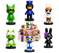 Animal Theme Figuras, 6 Piezas A-nImal h0spital Cupcake Topper, Animal Cake Toppers, Ani-mal Decoración de Pastel de Cumpleaños, Hospital figuras para tartas, para Fiestas de Cumpleaños de Niños
