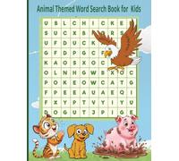 Animal Themed Word Search Puzzle Book for Kids: Word Search: Fun and Educational | Perfect Gift for Kids