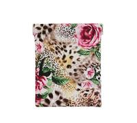 Animal Tigre Estampado de Leopardo Rosa Flor Impreso, Squeeze Top Wallet Bolsa de Almacenamiento para Mujer Monedero pequeño Bolsa de Cambio
