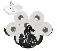Animal Toilet Paper Roll Holders | Tissue Paper Roll Storage Basket | Wall Mounted Toilets Papers Holders, Cute Bathroom Decor Easy Installation For Bathroom House Office