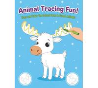 Animal Tracing Fun!: Trace and Color the Cutest Farm & Forest Animals