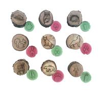 Animal Tracks Stamps - Wooden | Stamps Style | Wooden Stamp Set For DIY