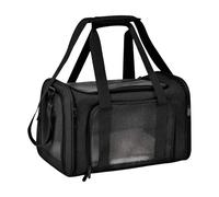 Animal Travel Sling - Soft Ventilated Carry Bag for Small Pets | Hands-Free Shoulder Pouch with Safety Strap for Puppies, Kittens, Hiking, Sightseeing, Daily Errands and