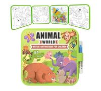 Animal Water Coloring Book - Coloring Doodle, Educational Preschool Activity Toy | Water Doodle Book for Kids, Boys, Girls | Color Notebook for, Christmas, Gift, Home, Kindergarten, Travel, Airplane
