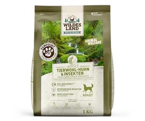 Animal Welfare Chicken & Insects with Potatoes, Peas and Wild Herbs 1 Kg