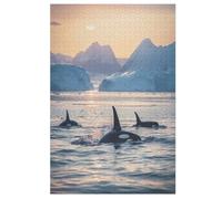 Animal Whale Puzzle Games for Adults Y Niños - for Creativity And Mindfulness - Challenging Jigsaw Puzzles 1000 Piezas for Family 78×53cm