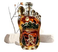 Animal Whiskey Bottle - Glass 21x16cm Decorative Animal Shaped Bottle | Design And Random Lid Style | Decorative Glass Bottle | For Home Decor Bar Display Kitchen Countertops Tabletop