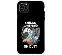 Animal Whisperer On Duty Wildlife Nature Lover Carcasa para iPhone 11 Pro MAX