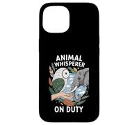 Animal Whisperer On Duty Wildlife Nature Lover Carcasa para iPhone 15
