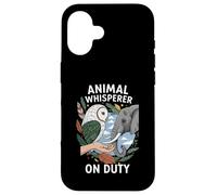 Animal Whisperer On Duty Wildlife Nature Lover Carcasa para iPhone 16