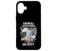 Animal Whisperer On Duty Wildlife Nature Lover Carcasa para iPhone 16 Plus