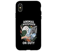 Animal Whisperer On Duty Wildlife Nature Lover Carcasa para iPhone X/XS