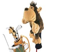 Animal Wood Protector - Funny Padded Fairway Wrap, Thick Cuddly Club Hood with Secure Elastic Grip, Decorative Plush Equipment Gear, Ideal for Workplace Charity Golf Outing