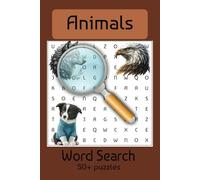 Animal Word Puzzle Book:: Adventure & Challenging Animal Brain Teasers!