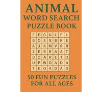 Animal Word Search: 50 Fun Puzzles for Kids, Adults, and Seniors (Easy Word Search Puzzle Books)