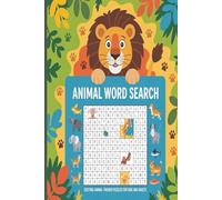 Animal Word Search: A Wild Collection of Animal,Zoo,wildlife and Mammals Word Searches for Kids and Adults|6x9inches|110pages|pocket friendly