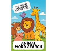 Animal Word Search: Discover a variety of Animals while testing your skills and knowledge of the Wildlife - Relaxing Word Search Book for Teens and Kids