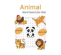 Animal Word Search for Kids: 55 Fun Puzzles Featuring Amazing Animals from Around the World