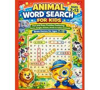 Animal Word Search for Kids: Fun and Easy Puzzles Featuring Farm, Jungle, Ocean, Arctic & Safari Animals | Brain Games for Ages 7-13
