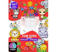 Animal Word Search LV1: For KIDS. Learn English & Spanish