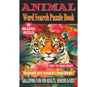 ANIMAL WORD SEARCH PUZZLE BOOK: 50+ Easy-to-Read Puzzles in a Word Find Book About Wild & Domestic Animals, Breeds, Wildlife Nature Facts | 6×9 ... & LEISURE WORD SEARCH SERIES: ANIMALS & PETS)
