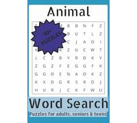 Animal Word Search Puzzle Book: Animal Word Search Puzzle Book