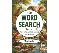 ANIMAL WORD SEARCH PUZZLE BOOK: EASY to read print Word Search about Animals, Nature and more[6x9|100 puzzles|2000+ words]-Perfect for Passtime, ... Birthdays, Holidays and other Occassions