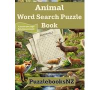 Animal Word Search Puzzle Book: For Teens, Adults and Seniors, Fun Brain Games, Relaxing Activity Book, Solutions, at the back of the book.