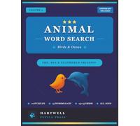 Animal Word Search Puzzle Book - Volume 2: Birds and Ocean Animals - 10 Fun Puzzles for Kids and Adults with Answer Key (Animal Word Search Puzzle Books for All Ages)