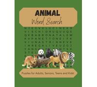 Animal Word Search Puzzle Book: Word Find with Easy to Read Large Print about Mammals, Reptiles, Fish, Insects and More | 8.5 x 11", 110 pages | 50+ ... Holidays, Free Time and Waiting Rooms