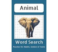 Animal Word Search Puzzle Book: Word Search with easy to read print about pets, safari & wildlife animals and more | 6 x 9 100 pages 50 puzzles... Gift for vacations, holidays & free time