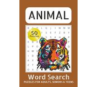 Animal Word Search Puzzle Book: Word Searches with Easy to Read Print about Animal, Animal Kingdom, Wild Animal and More | 6x9 inches, 100 pages | 50 ... … Gift for Vacations, Holidays and Free Times