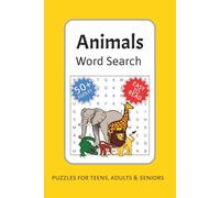 Animal Word Search Puzzle Book: Word Searches with Easy to Read Print about Animals, Animal Sounds, Zoo Animals and More | 6x9 inches, 110 pages | 50+ ... Gifts for Vacations, Holidays and Free Times