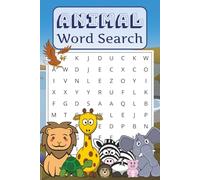 Animal Word Search Puzzle Book: Word searches with easy to read print about Animals, Creatures, and Wildlife | 6x9 inches, 110 pages | 50+ Puzzles ... Gift for Vacation, Holidays, and Free Times