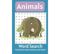 Animal Word Search Puzzle Book: Word Searches with Easy to Read Print about Animals, Mammals, Reptiles and more | 6x9 inches, 110 pages | 50+ Puzzles Great for a gift, Vacation or Free time!