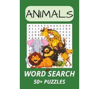 Animal Word Search Puzzle Book: Word Searches with Easy to Read Print about Animals,Wild Life and more | 6x9 inches, 110 pages| 50+ Puzzles ... Gift for Vacations, Holiday