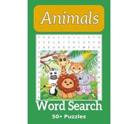 Animal Word Search Puzzle Book: Word Searches with Easy to Read Print about Animals, Wildlife, Farm Animals, Jungle Animals and More | 6x9 inches 110 ... .. Gift for Vacations, Holidays and Free Time