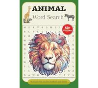 Animal Word Search Puzzle Book: Word Searches with Easy to Read Print about Animals, Wildlife, Nature and More | 6x9 inches, 110 pages |50+ Puzzles ... Gift for Vacation, Holidays and Free Times