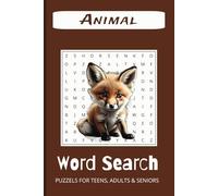 Animal Word Search Puzzle Book: Word searches with Easy to Read Print about Elephant Riding, Elephant racing and more | 6x9 inches, 110 pages | 50+ ... Gift for Vacations, Holidays and free times